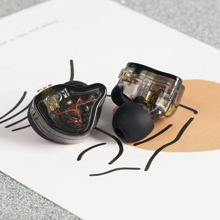 Yinyoo CCZ Melody kõrvasisesed kõrvaklapid, juhtmega kõrvaklapid ilma mikrofonita, kõrvamonitorid, IEM HiFi bass 1DD 1BA-ga, kõrvauimedega, 4N OFC-kaabel muusikutele, lauljatele