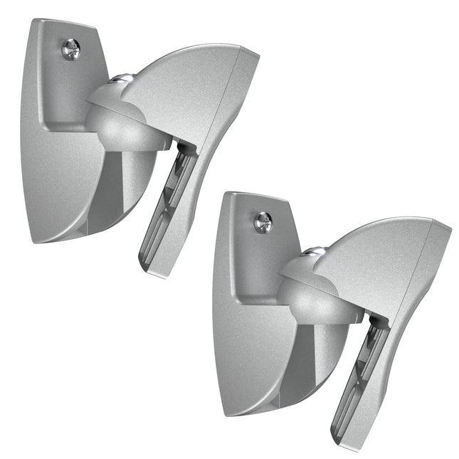 Vogel's VLB 500 Speaker Wall Mount Kit, Swivel and tilt for an impressive sound experience, Pre-assembled, Max. 5 kg, Environmentally friendly packaging, Silver (2 mounts)