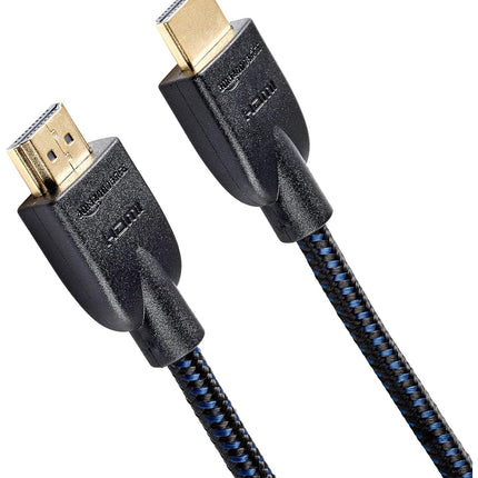 Sony DVP-SR760H DVD Player/CD Player (HDMI, 1080p Upscaling, USB Input, Xvid Playback, Dolby Digital) Black &amp; Amazon Basics - Braided HDMI Cable, 1.8 m