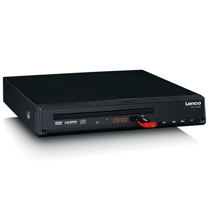 Lenco DVD-120 DVD-mängija - HDMI ja SCART ühendus - USB taasesitus - MP3, MPG, MPEG4, AVI - Audio ja video väljund - Kaugjuhtimispult - Must, DVD-120BK, Kompaktne