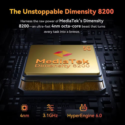 Cubot Kingkong X PRO 5G - nutitelefon 6,72-tollise FHD+ 144Hz ekraaniga, 24 GB muutmäluga (12 GB + 12 GB laiendatav), 256 GB ROM-iga, 100 MP kaameraga, 10200 mAh akuga, Android 14, Dimensity 8200, musta värvi.