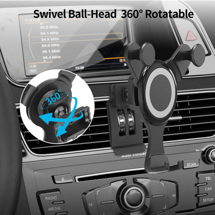 KOYILTD Car Phone Holder for Scratch Protection Car Phone Holder for Audi Q5 2010 2011 2012 2013 2014 2015 2016 2017 2018 Accessories (Style 1)