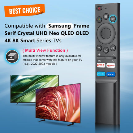 Universal Remote Control for Samsung Smart TV, Compatible with All Samsung Frame Serif Crystal UHD Neo QLED OLED 4K 8K Smart Monitors TVs【2 Pack】