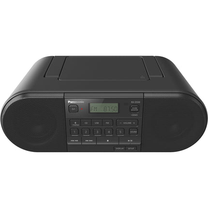 Panasonic RX-D550E-K CD-mängija (FM-raadio, CD-mängija, USB, Bluetooth, vooluvõrgust ja akult töötav) must