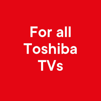 One For All Toshiba TV Remote Control - Works with ALL Toshiba TVs / Smart TVs - the ideal TV replacement remote control - URC1919