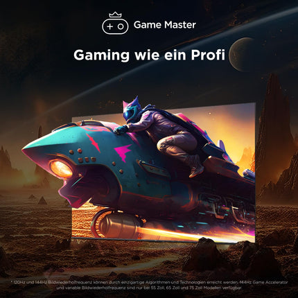 TCL 55C61KS 55-tolline QD-Mini LED-teler, 4K UHD, nutikas Google TV Dolby Atmosega, Onkyo 2.1 helisüsteem, Game Master