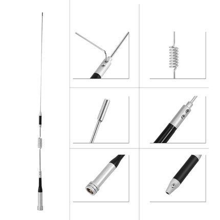 Bewinneri mobiilraadio antenn kahe sagedusribaga UHF/VHF antenn 144/430MHz 100W raadioantennid sõidukitele, audio/video lisatarvikutele