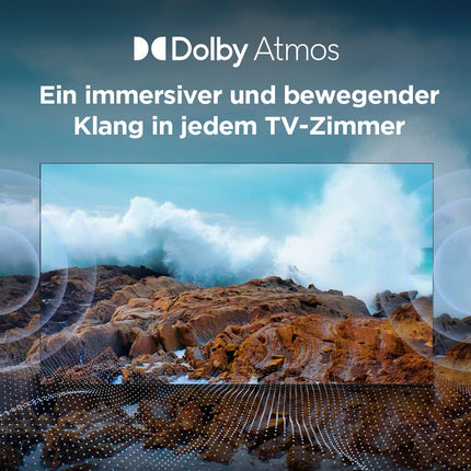 TCL 65-tolline QLED-teler 65T7B – 4K UHD nutitelefon Google TV, Dolby Vision ja Atmos, HDR10+, HDMI 2.1, Game Master, Bluetooth, hääljuhtimine, Chromecast