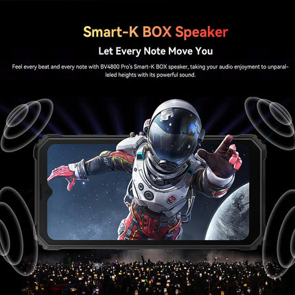 Blackview BV4800 Pro Outdoor Mobile Phone without Contract 2025, 12GB+128GB-2TB, 6.56" HD+ Outdoor Smartphone Android 14, 16MP+8MP, 5180mAh Battery, IP68 Waterproof Mobile Phone, Dual 4G LTE, NFC, OTG, GPS, FM, Orange