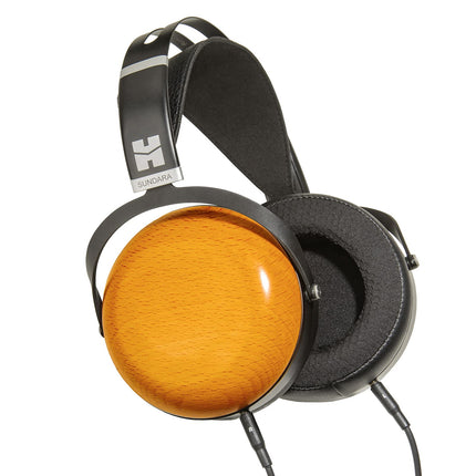HIFIMAN Sundara suletud tagaosaga magnetilise juhtmega kõrvaklapid varjatud magnetdisainiga, eemaldatava kaabliga, puidust kõrvaklappidega koduseks, stuudiosse ja salvestamiseks