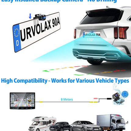 URVOLAX Android 13 autoraadio ekraaniga, 10,1-tolline juhtmevaba CarPlay Apple Android Auto Navigation DAB+ 1 DIN raadio Bluetooth Car Play puutetundliku ekraaniga monitor 8-tuumaline 32G WiFi 4G GPS tahavaatekaamera