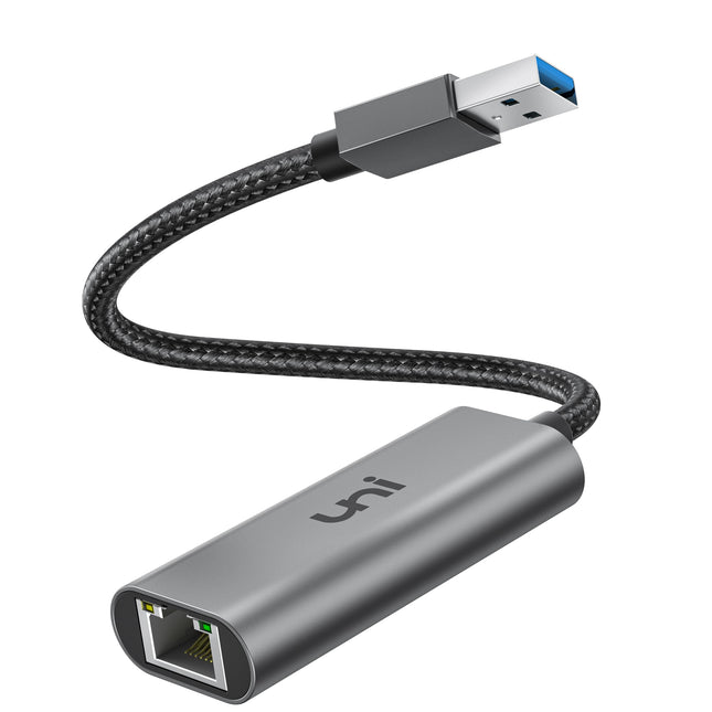 uni USB Etherneti adapter 2.5G, USB 3.0 LAN-adapter 2500Mbps, draiverivaba RJ45 LAN-võrguadapter iMac Pro, Dell XPS, Chromebook, sülearvutite, macOS-i arvutite, Windows XP/10/8.1/8/7 ja Linuxi jaoks