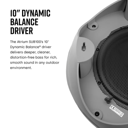 Polk Audio Atrium Sub 100 Terracotta Speaker