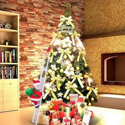 SHJOEE Electric Santa Claus on Ladder Climbing Santa Claus Perfect Santa Claus Climbing Decoration Christmas for Walls, Windows, Garden, Christmas Tree Indoor Outdoor