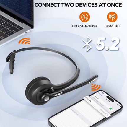 TECKNET spordikõrvaklapid, IPX7 veekindlad Bluetooth-kõrvaklapid, Bluetooth 4.1 kõrvasisesed spordipeakomplektid mikrofoniga iPhone'ile, Androidile, Samsungile, iPadile, Huaweile, HTC-le jne.