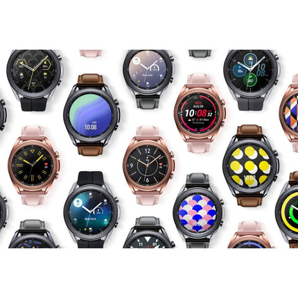 Samsung Galaxy Watch3, ümmargune Bluetooth nutikell Androidile, pöörlev raam, LTE, fitnesskell, aktiivsusmonitor, suur ekraan, 41 mm, hõbedane, 36-kuulise tootjagarantiiga [välja arvatud Amazonis]