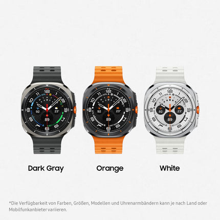 Samsung Galaxy Watch Ultra Smartwatch, Fitness Watch, Fitness Tracker and Activity Tracker, 47 mm, LTE, Titanium Silver, Includes 36-Month Manufacturer's Warranty
