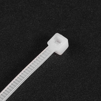 sourcing map 80 x 1.8 mm Self-Locking Nylon Cable Ties White 300 Pieces