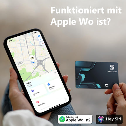 Rahakotiotsing, RFID-blokeerimiskaart, laetav, IP68, esemete jälgija, töötab Apple'iga, Find My rakenduse ja võrguga, laadimiskaabliga 2024 (ainult iOS) Ultra
