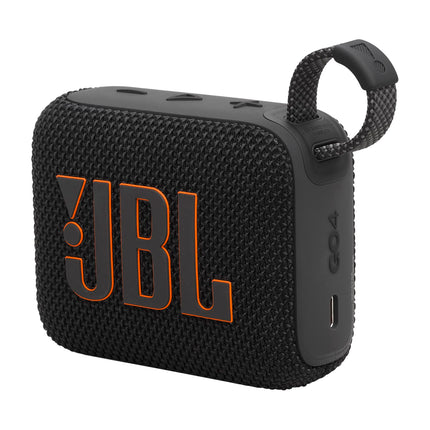 JBL Go 4 - Black – Portable Bluetooth speaker with JBL Pro Sound, deep bass, and Playtime Boost function – Waterproof and dustproof – 7 h battery life