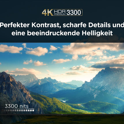 TCL 65Q10B 65-tolline QLED PRO MiniLED-teler, 4K UHD, 4K HDR Premium 3300 nitti, nutikas Google TV 144Hz Motion Clarity Pro ja Onkyo 2.1.2 Dolby Atmos heliga