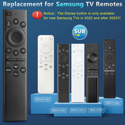 Replacement Remote Control for Samsung TV - Universal Smart TV Remote Control with Quick Access Buttons for Samsung TVs