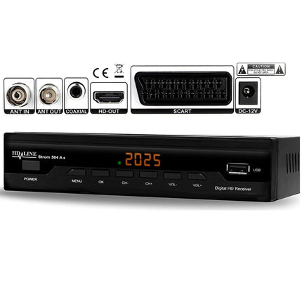 Strom 504 DVBT2 vastuvõtja - 1080P 4K HD / DVB-T2 / H.264 / MPEG-4, vastuvõtja