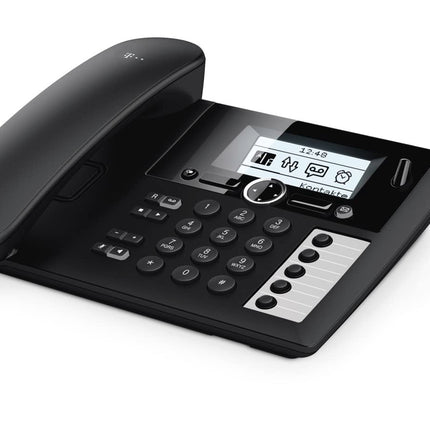 Telekom Sinus PA 207 Plus 1 must telefon automaatvastaja ja telefonitoruga