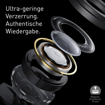 Technics EAH-AZ100E-S juhtmevabad mürasummutavad kõrvaklapid, 10 mm magnetiline vedelikudraiver, mitmepunktiline Bluetooth, häälfookusega tehisintellekt, mugavad kõrvasisesed kõrvaklapid, hõbedane