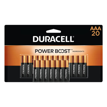 Duracell Coppertop AAA leelispatareid, 20 tk