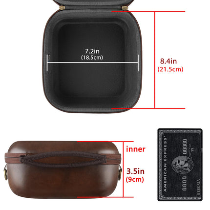 GEEKRIA kõrvaklapiümbris HD 599, HD 598 SE, HD 595, Sennheiser HD 559, HD 558, HD 555, HD 518, HD 515 kõrvaklappidele, kaitsev kott peakomplektiümbrisele (PU)
