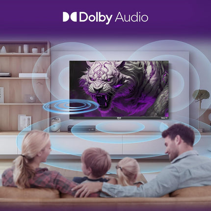 RCA RK50UN1 nutiteler 50-tolline (126 cm) UHD 4K LED-teler Roku teler WiFi-ga, HDR10, HLG, kolmekordne tuuner, HDMI, USB (ainult Saksamaal)