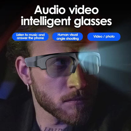 BuyWeeki nutikad Bluetooth-prillid, C-tüüpi neljatuumalise protsessoriga Bluetooth-audiopäikeseprillid HD-kaameraga juhtmevabad audioprillid meestele ja naistele