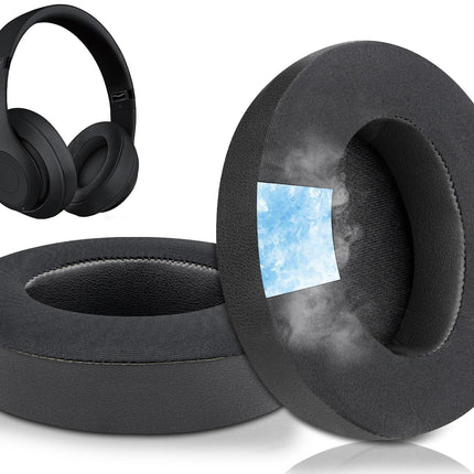 SoloWIT® Cooling Gel Replacement Ear Pads for Beats Studio 2 &amp; Studio 3 Wired &amp; Wireless Headphones, Cushions with High Density Noise Reduction Foam.