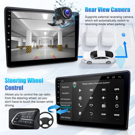 4G+64G Car Radio with Navigation for Mercedes Benz Vito W447 (2014-2020) with Carplay Android Auto, Android 13 Car Radio with 10 inch Screen, Bluetooth Mirror Link WiFi FM/RDS HiFi + Rear View Camera