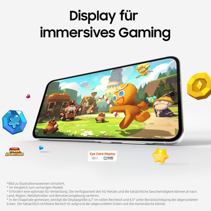 Samsung Galaxy A56 5G tehisintellektiga nutitelefon ilma lepinguta, lukustamata tehisintellektiga telefon Androidiga, 8 GB muutmälu, 256 GB salvestusruumi, 50 MP kaamera, Awesome Olive, 2,5-aastane tootjagarantii [Ainult Amazonis]