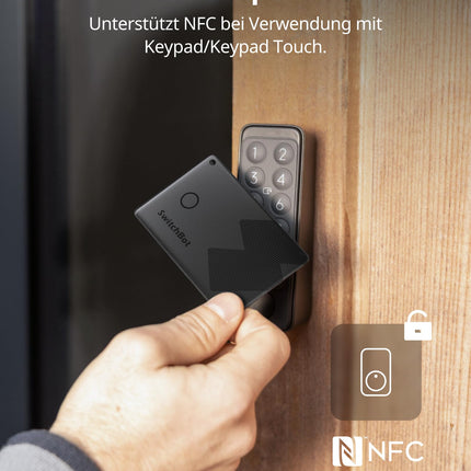 SwitchBot Wallet Tracker Card, Smart AirTag Card Compatible with Apple Find My (Does Not Work with Android), Tracker with Up to 3 Years Battery Life (Non-Rechargeable), Waterproof IP67