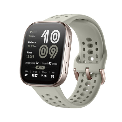 Amazfit Bip 6 nutikell 46mm, 14-päevane aku, 1,97-tolline AMOLED, GPS ja tasuta kaardid, tehisintellekt, Bluetoothi ​​kõne- ja tekstisõnumite funktsioon, tervise- ja unejälgija, üle 140 treeningrežiimi, 5 sularahaautomaati, kivi