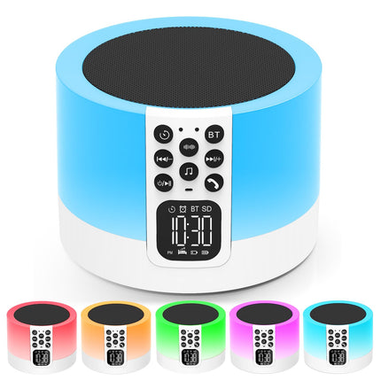 Kaasaskantav Bluetooth-kõlar valgusega, digitaalne äratuskell, valge müraga masin, puutetundliku hämardusega öövalgus, äratuskell valgusega, lahedad kingitused teismelistele tüdrukutele, poistele, lastele, teismelistele naistele
