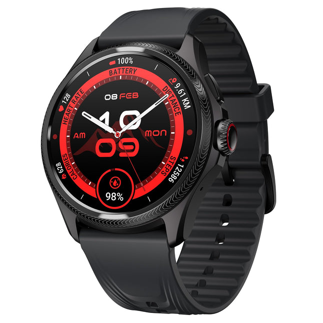 Ticwatch Pro 5 Enduro nutikell meestele Android Wear OS nutikell 90h aku 110+ treeningrežiimi 7/24 pulss 5ATM GPS kompass Ei ühildu iPhone'iga