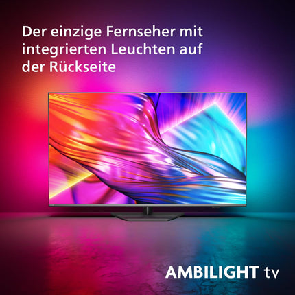 Philips Ambilight 55PUS8909 4K LED Smart TV - 55-inch display with pixel-precise Ultra HD Titan OS platform and Dolby Atmos sound. Works with Alexa and Google Assistant - Anthracite Gray