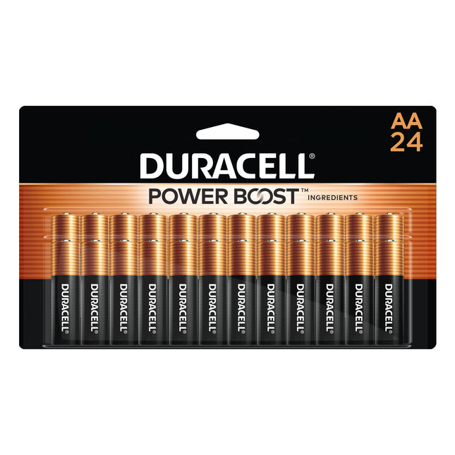 Duracell - CopperTop AA leelispatareid - Pikaealised universaalsed topelt-A patareid kodu- ja ärikasutuseks - 24 tükki