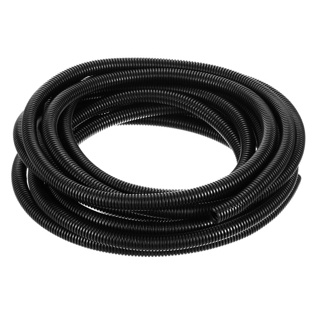 QUARKZMAN 1/2 tolli x 25 jala (1/2 tolli x 7,3 m) poolitatud kaablikaitseümbris, painduv lainepapist kaitse, kaitsetoruga kaablikaitseümbris, painduv kaablikaitseümbris, elektrikaabli kate, must.