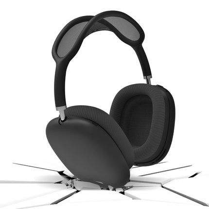 Geekria silikoonümbris, mis ühildub AirPods Max kõrvaklappidega, kriimustuskindel ümbris/kõrvaklappide kate/peakomplekti kõlari nahakaitse (must)