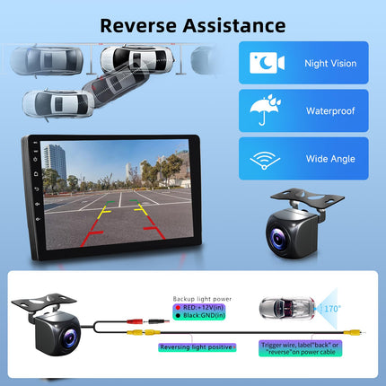 【8 tuumalist 6+128G】 Hodozzy Carplay autoraadio Citroën C4 2004-2009/C-QUATRE 2008-2011 jaoks, Android autoraadio navigatsiooniga, 9-tolline puuteekraan Android Auto/peegliühenduse/WiFi/GPS/RDS/FM/Bluetooth/USB/DSP-ga