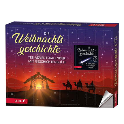 ROTH Tea Advent Calendar "The Christmas Story" 2023 filled with high-quality tea blends