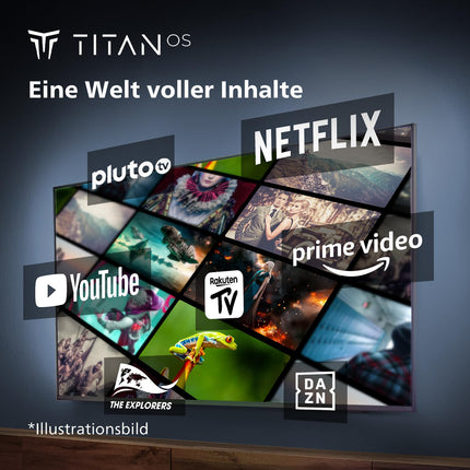 Philips 50PUS7609 4K LED nutiteler - 50-tolline ekraan pikslitäpse Ultra HD Titan OS platvormi ja Dolby Atmos heliga. Ühildub Alexa ja Google Assistantiga - antratsiithall