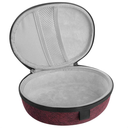 Geekria UltraShell kaitseümbris Skullcandy Crusher Wireless, Crusher ANC, Crusher 360 ja Hesh 3 kõrvaklappidele, kõva kestaga reisiümbris lisatarvikute jaoks (Moab Red)