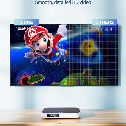 Mini DVD-mängija HDMI-ga, DESOBRY väike DVD-mängija telerile, 1080P HD kompaktne DVD-mängija nutitelerile, kõigi regioonide vaba ühendus, CD-DVD-mängija AV-väljundiga