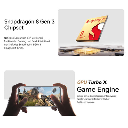 HONOR 400 Pro 5G nutitelefon, 512 GB/12 GB muutmälu, lukustamata Android-telefon ilma lepinguta (6,7-tolline ekraan, 200 MP + 50 MP + 12 MP kolmekordne tagakaamera, kahekordne SIM-kaart, NFC, Android 15), kuuhall